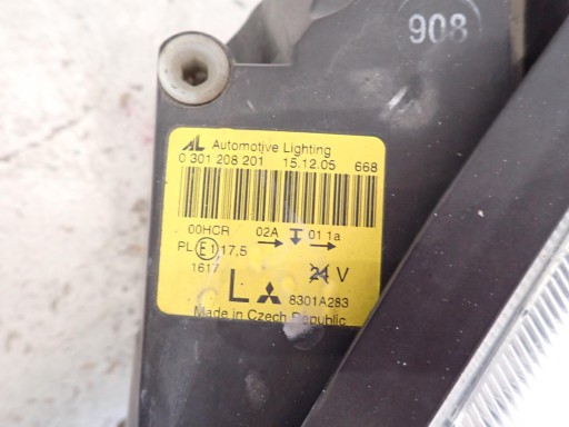 LAMPA FAR PREDNJI LIJEVI MITSUBISHI COLT 2004-2008 8301-A283