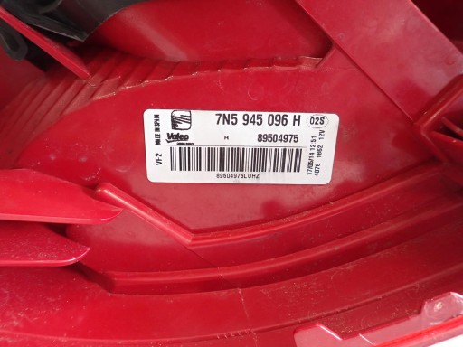 LAMPA FAR ZADNJI ZADNJA  DESNI SEAT ALHAMBRA 2010- 7N5945096H