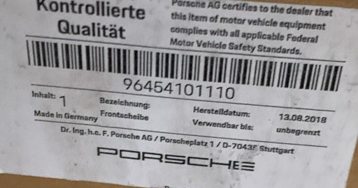 STAKLO PREDNJA STRANA ŠOFER ŠAJBA PORSCHE 911 964 89-94