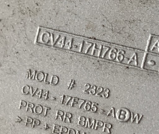 SPOJLER BRANIKA ZADNJI FORD KUGA MK2 CV44-17F765-ABW