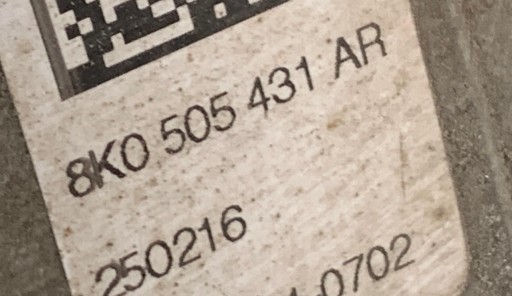 $ RUKAVAC GLAVČINA LIJEVA STRANA ZADNJI AUDI A4 B8 8K0505431AR