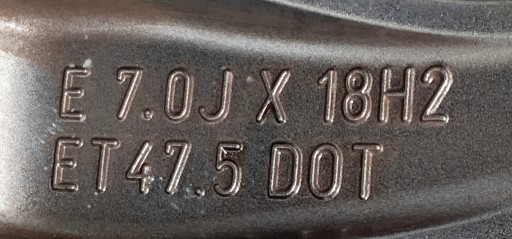 ALUMINIJSKA FELGA 18'' FORD FIESTARIA MK8 STARI H1BJ-1007-E1A