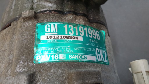 KOMPRESOR KLIMATIZACIJE FIAT CROMA II 05- 13191996