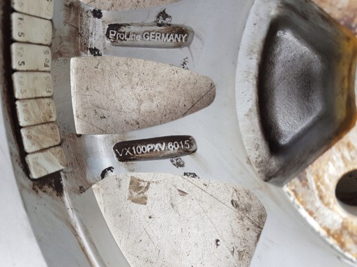 ALUMINIJSKA FELGA PROLINE ET35 16 6J VX100PXV KBA 50390