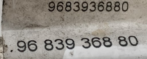 CRIJEVO KLIMATIZACIJE CITROEN C5 III X7 9683936880