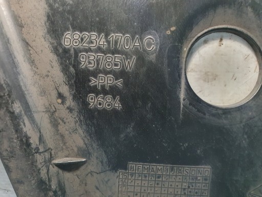 CHRYSLER PACIFICA 16- POKLOPAC PODVOZJA DESNA STRANA 68234170AC LIJEVA 68234171AC CHRYSLER PACIFICA 16- POKLOPAC PODVOZJA DESNA STRANA 68234170AC LIJEVA 68234171AC