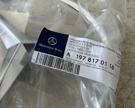 EMBLEMAT LOGO PREDNJA STRANA MERCEDES SLS AMG A1978170116