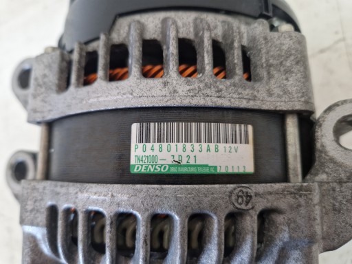 DODGE DURANGO 2019- 5,7 HEMI ALTERNATOR 04801833AB DODGE DURANGO 2019- 5,7 HEMI ALTERNATOR 04801833AB