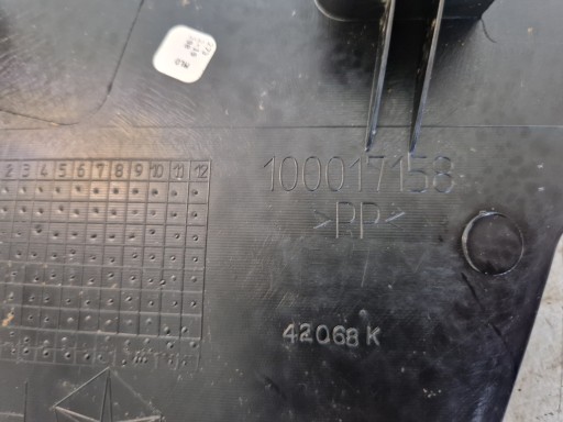 DODGE CHARGER 2019 POKLOPAC LIJEVA STRANA STUBA C ZADNJI 100017158