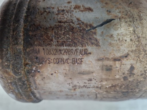 DODGE CHARGER 19- 3.6 FILTER CZĄSTECZEK ČESTICA KATALIZATOR DPF 734AA10832H DODGE CHARGER 19- 3.6 FILTER CZĄSTECZEK ČESTICA KATALIZATOR DPF 734AA10832H