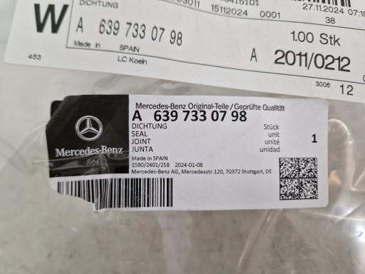MERCEDES VITO VIANO V-KLASA 03-14 BRTVA VRATA KLIZNIH 6397330798