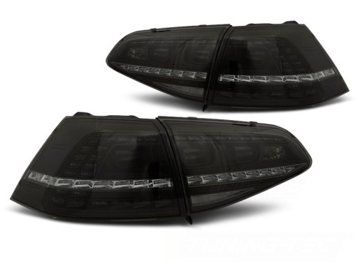 LAMPE FAROVI VW GOLF 7 13- SMOKE LED SEQ R LOOK