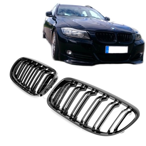 MASKA ( MREŽICE BMW E90 LCI 08-11 CRNI SJAJNI