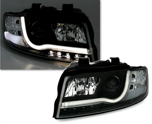 LAMPE FAROVI AUDI A4 B6 00-04 BLACK TUBE LIGHT BAR SONAR