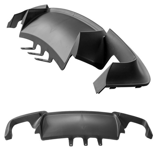 DIFUZOR ZADNJI BMW F10 10- LOOK M5 DUET DVOSTRUKI