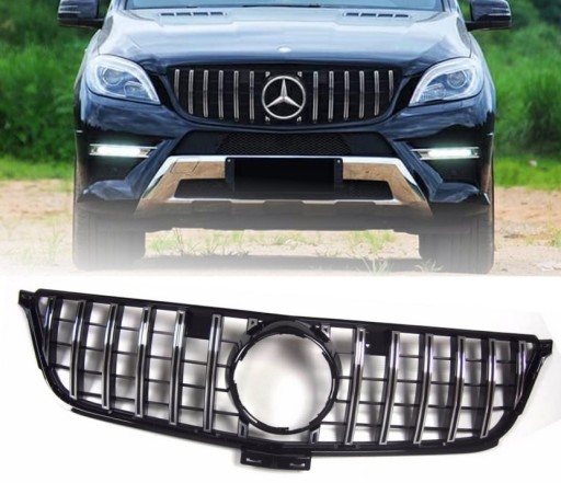 MASKA MERCEDES W166 11-15 LOOK GT BLACK CHROME