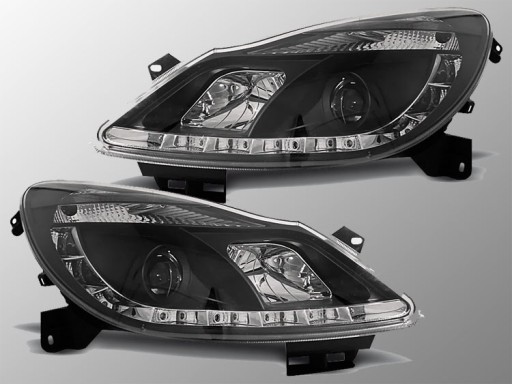 LAMPE FAROVI OPEL CORSA D 04.06-11 DAYLIGHT BLACK