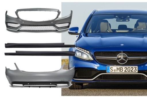 BODY KIT MERCEDES W205 LOOK AMG C63 14-18