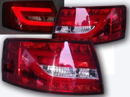 LAMPE FAROVI LED AUDI A6 C6 4F LIMUZINA / RED WHITE 7PIN