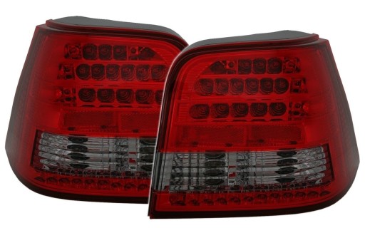 LAMPE FAROVI LED VW GOLF IV 98-04 RED SMOKE
