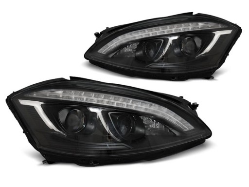 LAMPE FAROVI MERCEDES W221 05-09 DAYLIGHT HID BLACK