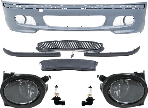 BRANIK M-PAKET BMW E46 98-05 + MAGLENKE