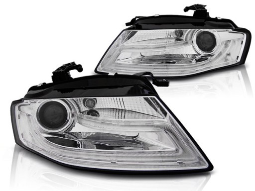LAMPE FAROVI DAYLINE AUDI A4 B8 04.08-11 TRU DRL CHROME