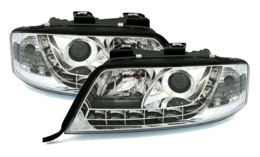 LAMPE FAROVI  PREDNJI DAYLINE AUDI A6 01-04 KROM SONAR