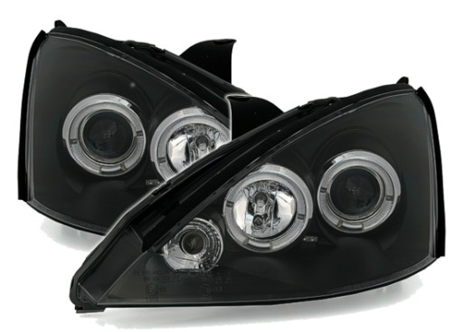 LAMPE FAROVI  PREDNJI ANGEL EYES FORD FOCUS 01-04 CRNE