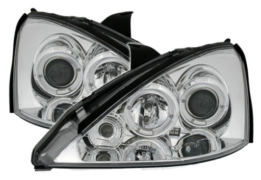 LAMPE FAROVI ANGEL EYES FORD FOCUS 98-01 KROM
