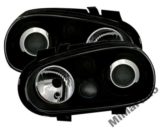 LAMPE FAROVI  PREDNJI VW GOLF IV 98-03 R32 -LOOK CRNE