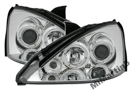 LAMPE FAROVI  PREDNJI ANGEL EYES FORD FOCUS 98-01 KROM