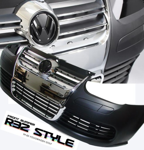 BRANIK PREDNJI VW GOLF 4 LOOK 5 MASKA KROM