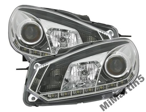 LAMPE FAROVI  PREDNJI DAYLINE VW GOLF 6 KROM 10/08- RL