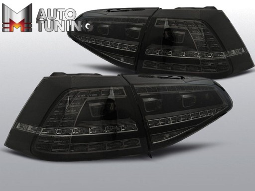 LAMPE FAROVI VW GOLF 7 13- RED SMOKE GTI LOOK