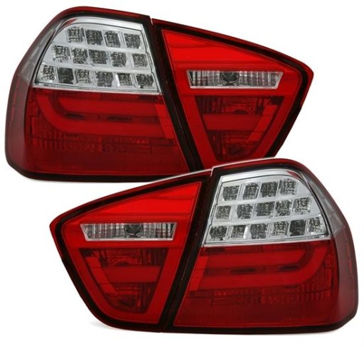 LAMPE FAROVI  ZADNJA BMW E90 LIMUZINA / 05-08 RED WHITE LED