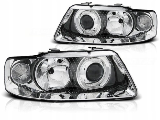 LAMPE FAROVI  AUDI A3 00-03 S LEČOM CHROME