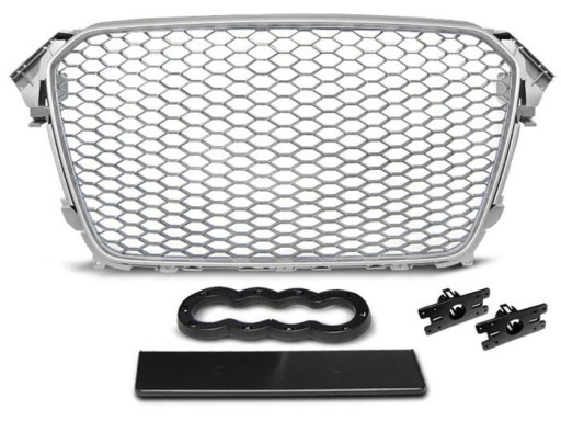 MASKA AUDI A4 (B8) RS-TYPE 11/11-15 SILVER