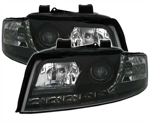 LAMPE FAROVI AUDI A4 B6 10.00-10.04 DAYLIGHT BLACK SONAR