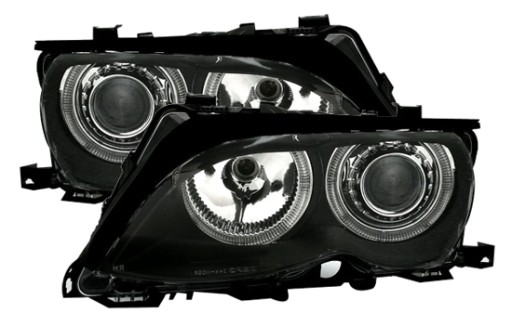 LAMPE FAROVI ANGEL EYES BMW E46 01-05R LIMUZINA / CRNE DEPO