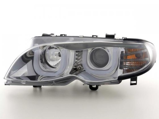 LAMPE FAROVI  PREDNJI ANGEL EYES (MODEL SA 3 VRATA) BMW E46 01-05 KROM