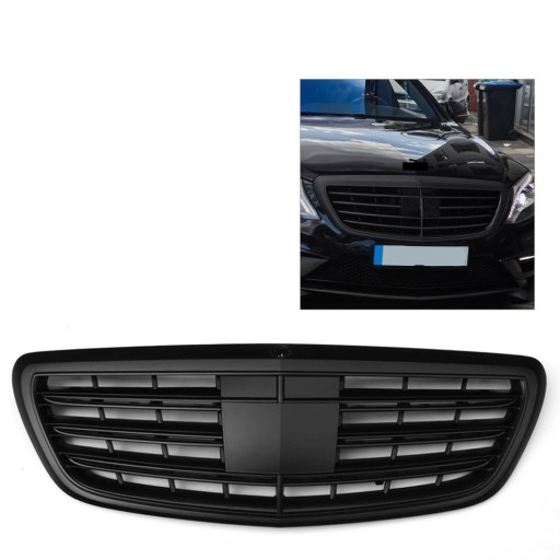 MASKA MERCEDES W222 S-KLASA 14-17 BLACK MATT