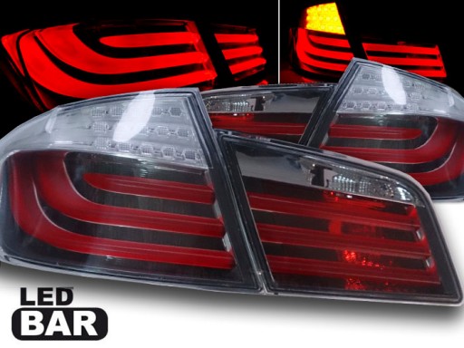 LAMPE FAROVI BMW F10 10-07/13 RED WHITE LED BAR