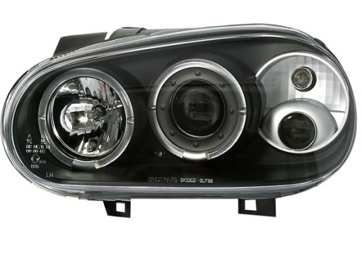 LAMPE FAROVI ANGEL EYES VW GOLF 4 98-04 BLACK