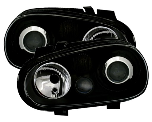 LAMPE FAROVI  PREDNJI VW GOLF IV 98-03 R32-LOOK CRNE