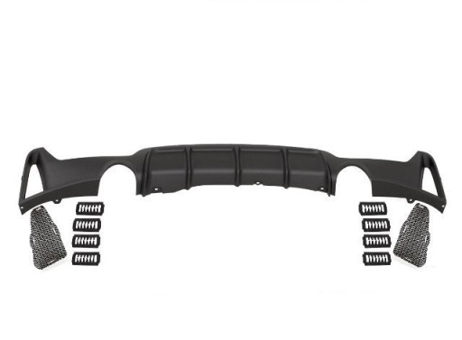 DIFUZOR BMW F32 F36 MP TWIN OUTLET SINGLE MUFFLER