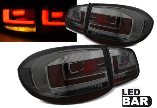 LAMPE FAROVI VW TIGUAN 07-6/11 SMOKE LED BAR