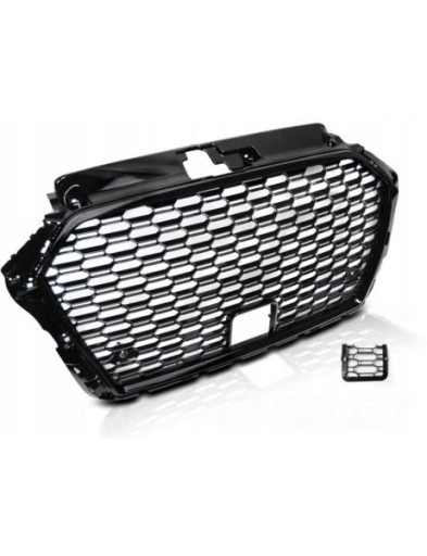 MASKA P. AUDI A3 8V 17- RS3 STYLE GLOSSY BLACK
