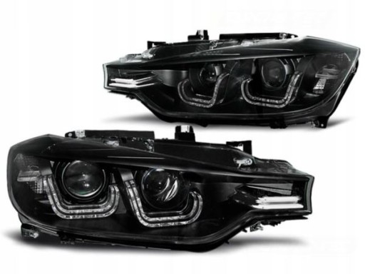 LAMPE FAROVI  PREDNJI BMW F30/F31 10/11- BLACK U-LED BAR
