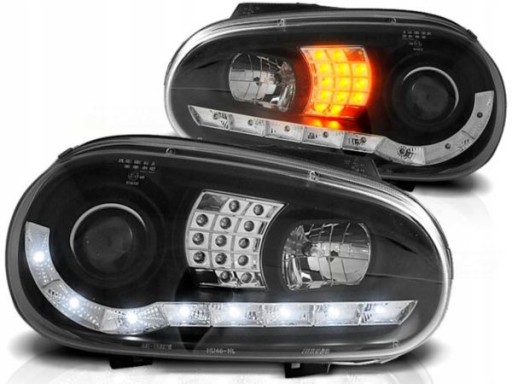 LAMPE FAROVI DAYLINE VW GOLF 4 LED 09.97- 09.03 BLACK